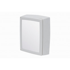 Armário Plástico com Espelho Porta Reversível Sobrepor 30 x 11 x 37 Branco Astra