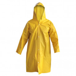 Capa de Chuva Proteção Forrada Amarela Plastcor