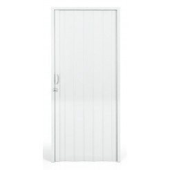 Porta Sanfonada PVC 2,10x0,60m Branca Plasflex
